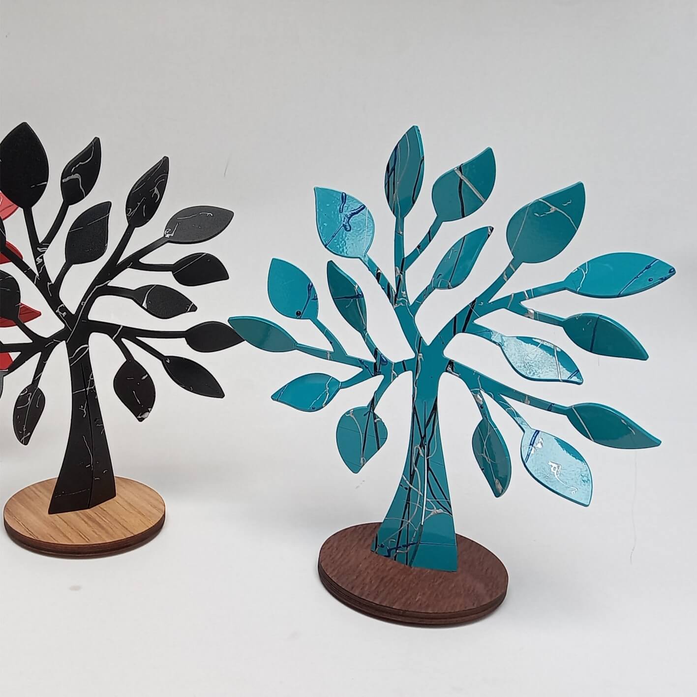 Guayacanes Pequeños Azul y Negro