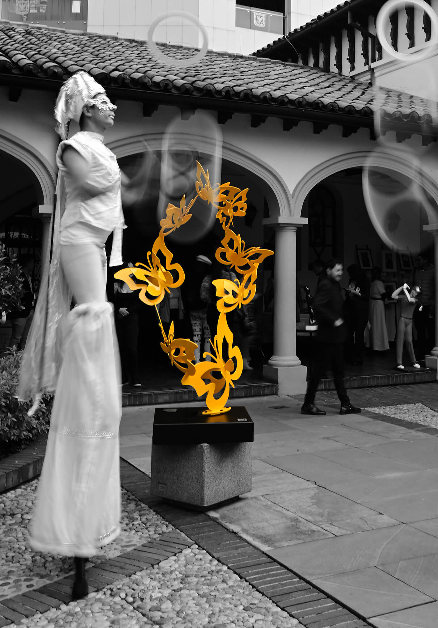 Mariposas Amarillas Escultura