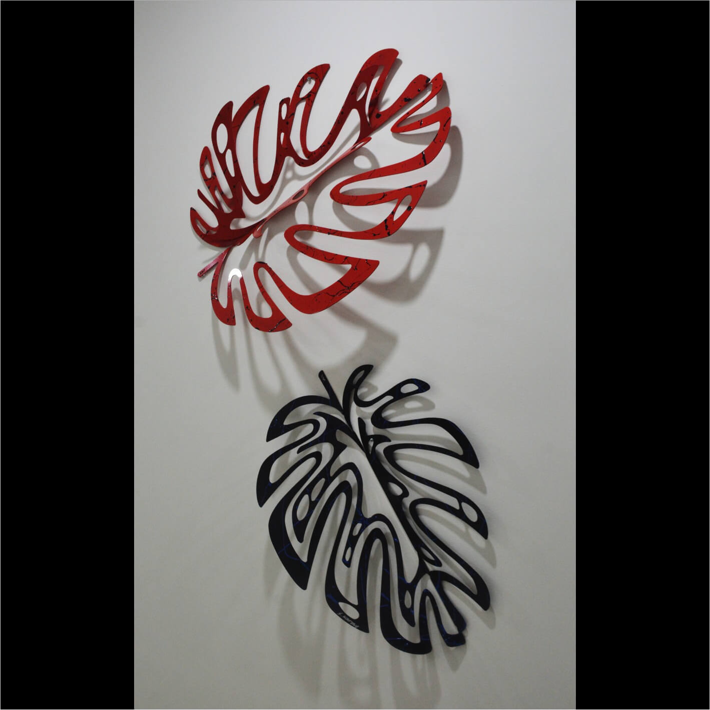 Balazos Rojo y Negro con Salpicaduras