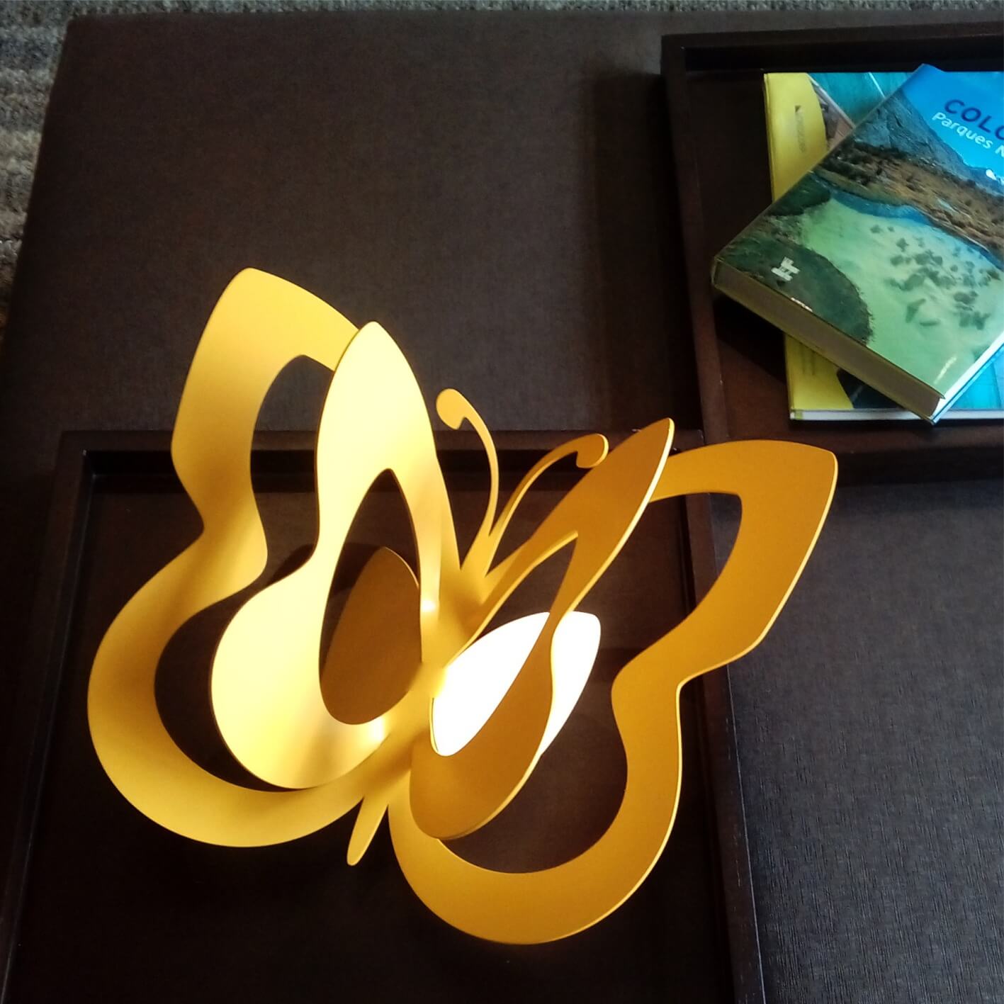 Mariposa de Mesa Amarilla