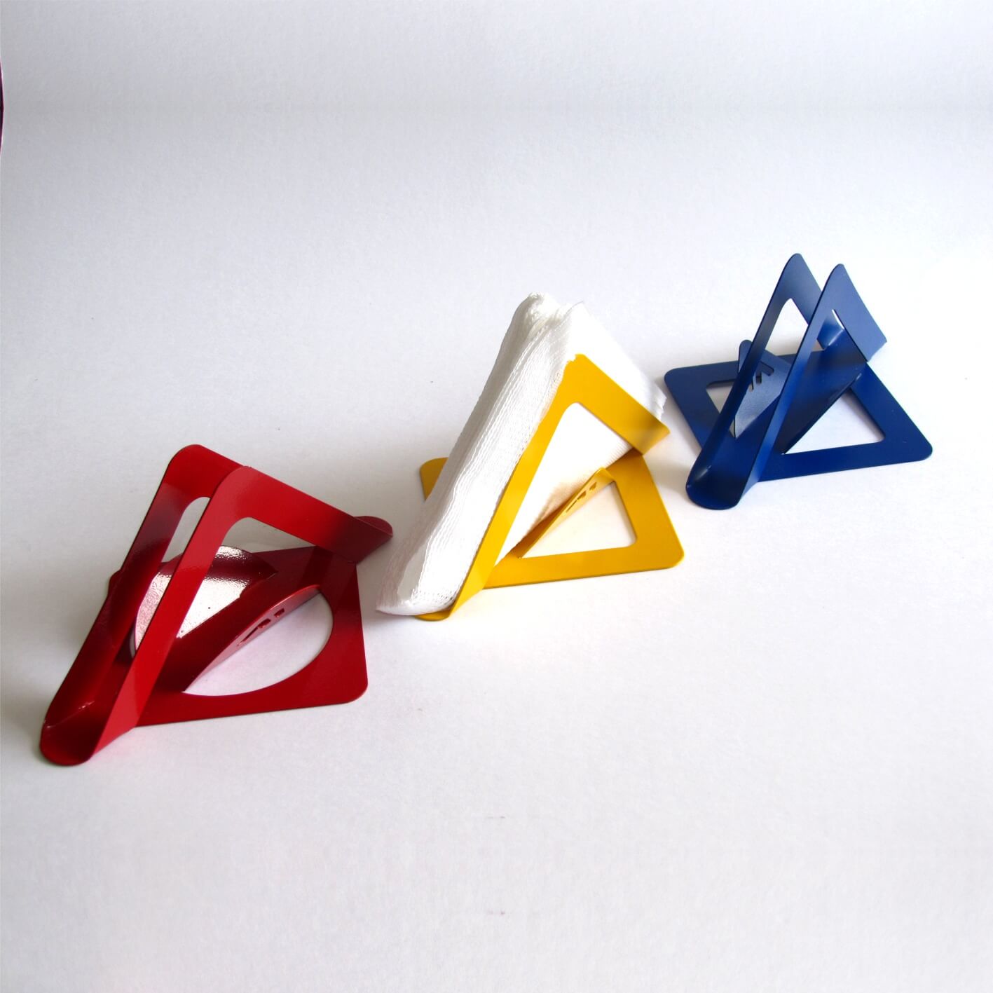 Servilleteros Rojo, Amarillo y Azul