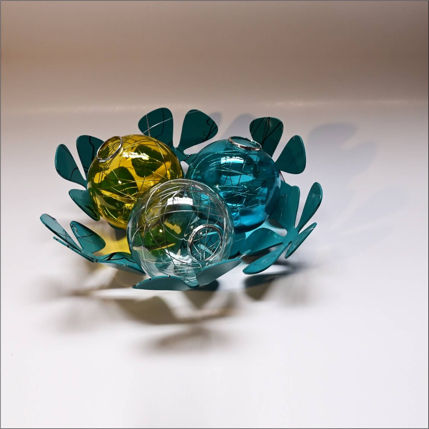 Florida Turquesa con Salpicaduras