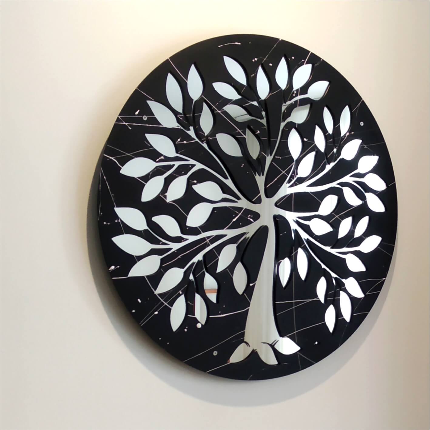 Guayacán Negro con Salpicaduras Blancas