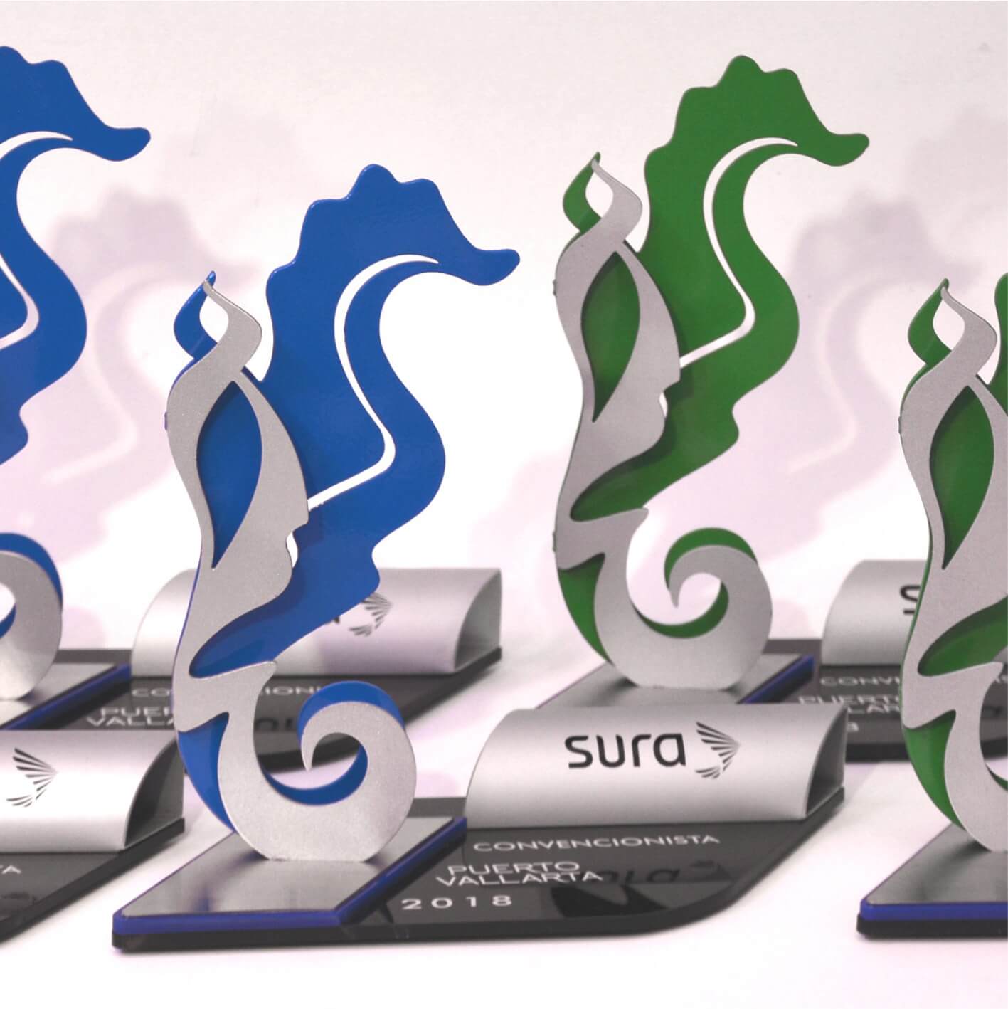 Puerto Vallarta Hipocampos Azules y Verdes