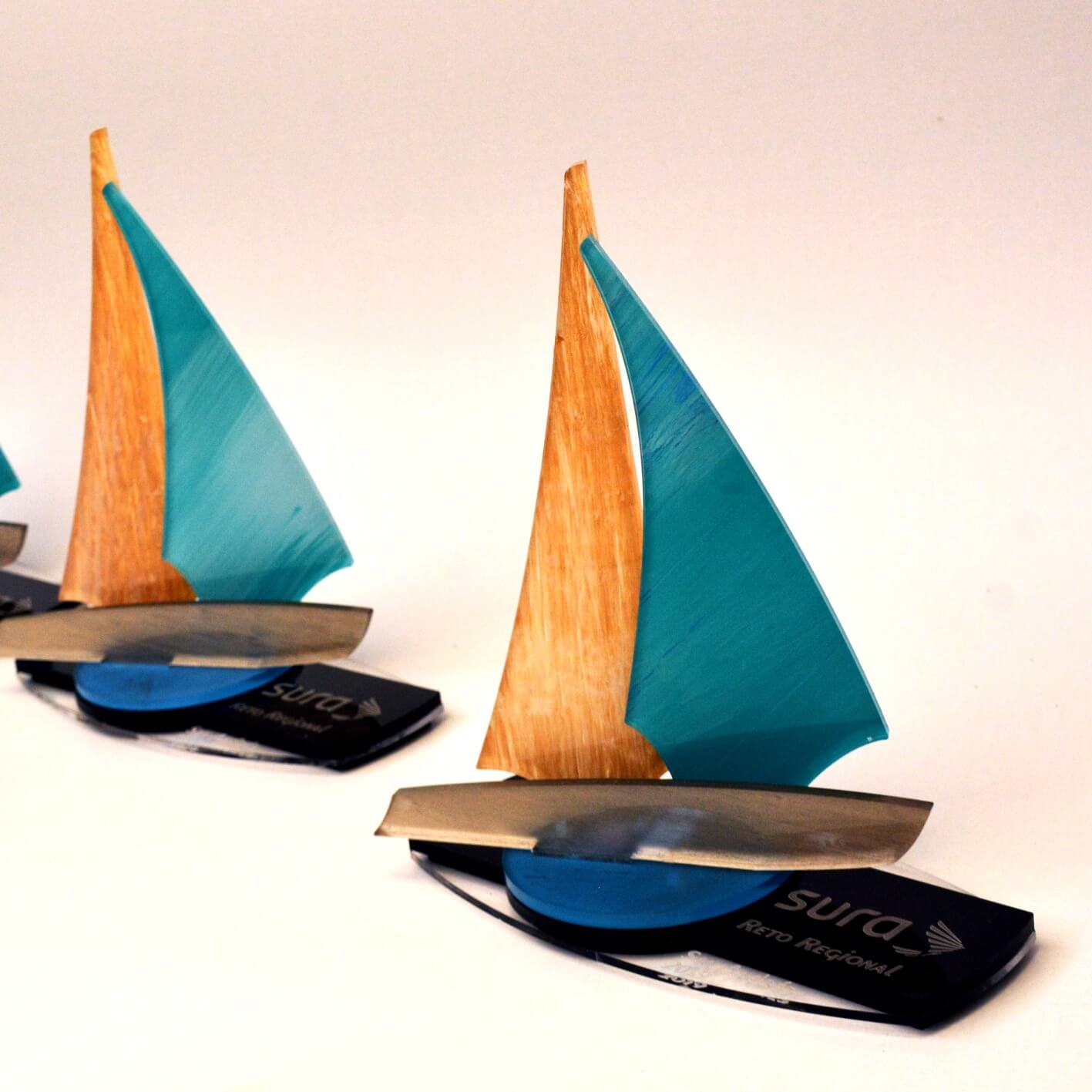 San Andrés Veleros Azul y Naranja