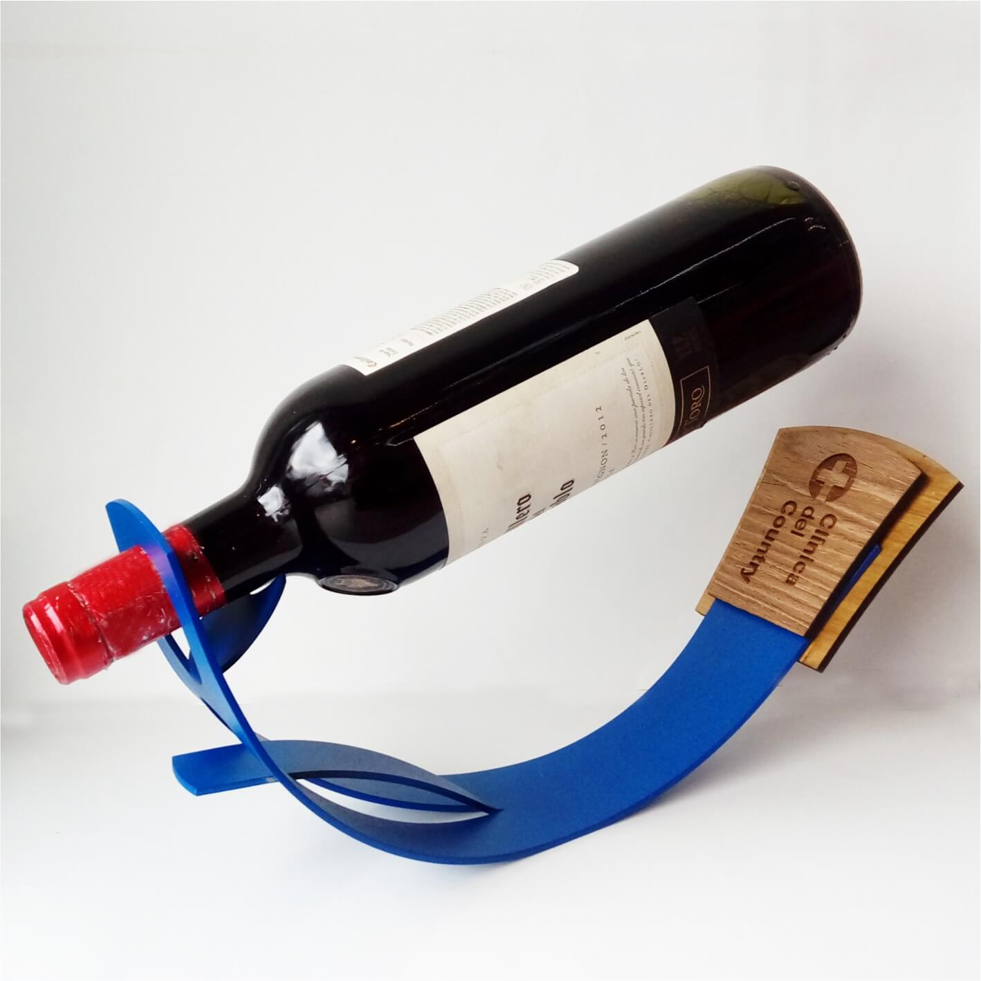 Portabotella Azul Clínica del Country